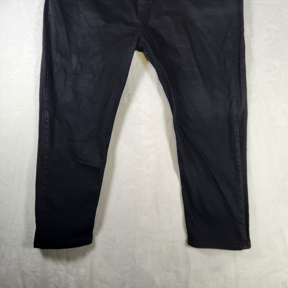 Levi's 502 Black Jeans Men's 46x29‎ Relaxed Taper Big & Tall - Picture 3 of 9